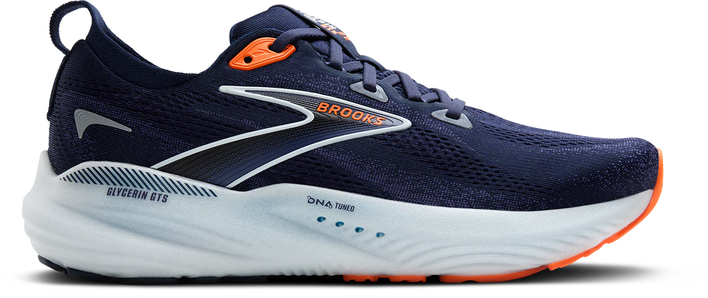 Brooks Glycerin GTS 22 Peacoat/Blue Ribbon/Orange